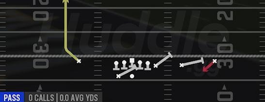 WR SCREEN - Gun Y Off Trips Pats
