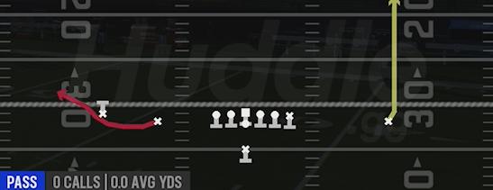 BUBBLE SCREEN - Singleback Doubles