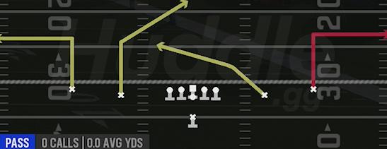 DEEP OUTS - Singleback Spread