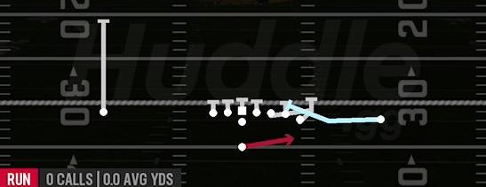 HB TOSS CRACK - Singleback Wing
