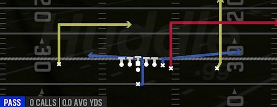 PA TE FLOOD - Singleback Wing