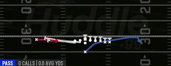 PA WR SCREEN - Singleback Wing Pair