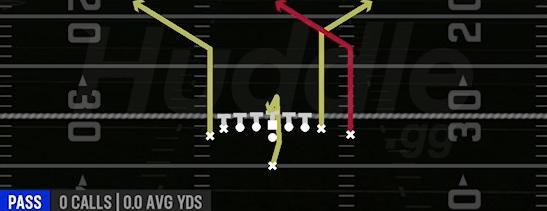 PA SCISSORS - Singleback Wing Tight Left