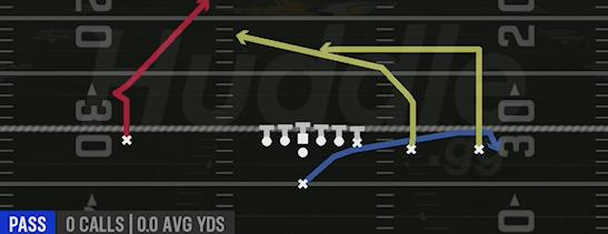 PA STRETCH - Singleback Y Trips