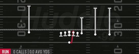 HB DRAW - Singleback Y Trips TE Slot