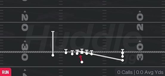 QB ZONE LT - Gun Empty Triple Stack