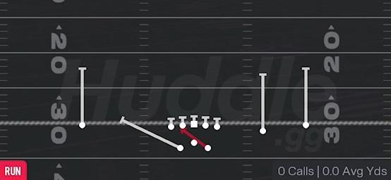 INSIDE ZONE LT - Gun Slot Offset