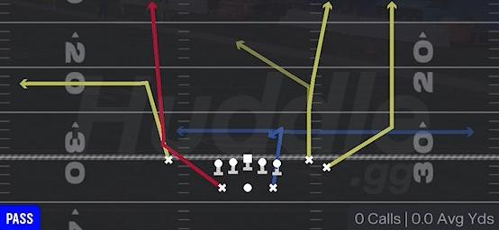 VERTS WR SEAM - Gun Split WR Backfield