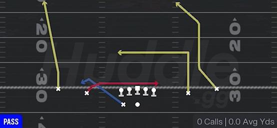 H SHALLOW CROSS - Gun Spread HB Wk