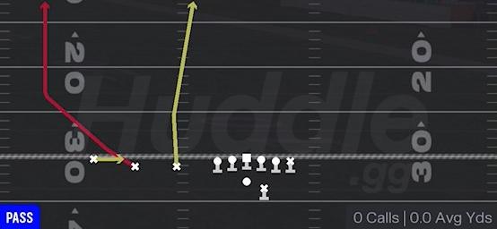 FAKE SCREEN WHEEL - Gun Trips TE Offset