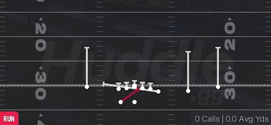 INSIDE ZONE SPLIT - Gun Wing Trips Wk Nasty