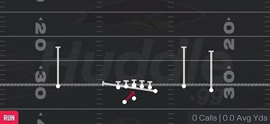 INSIDE ZONE SPLIT - Gun Y Trio Offset Wk