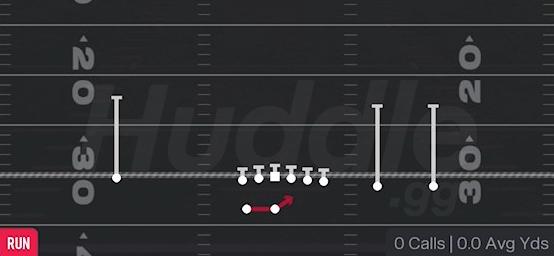 HB OFF TACKLE - Gun Y Trips Wk