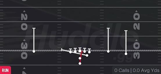 INSIDE ZONE SPLIT - Pistol Open Flex