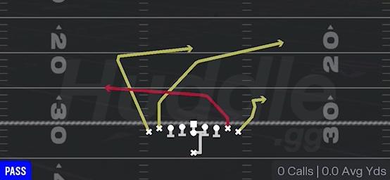 PA TE CROSS - Singleback Ace Dbl Wing