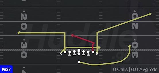 TE SHAKE - Singleback Ace Dbl Wing