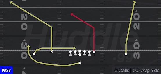 TE POST - Singleback Doubles Flex
