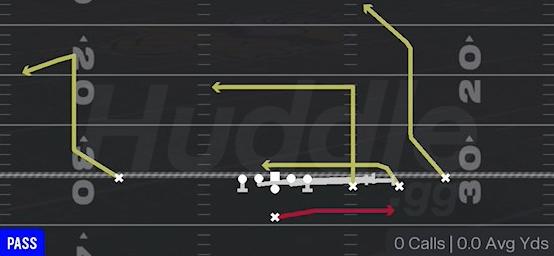 HB SLIP SCREEN - Singleback Trips Open