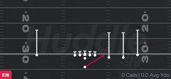 WIDE ZONE - Singleback Trips Open