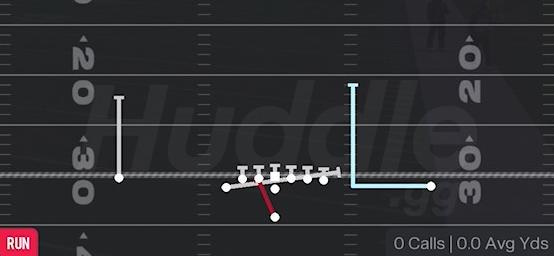 MTN INSIDE ZONE SPLIT - Singleback U Off