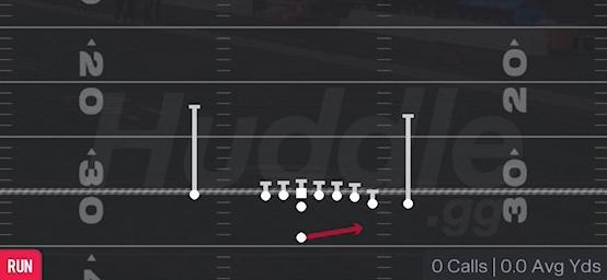 HB ZONE TOSS - Singleback Wing Close