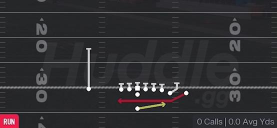 PITCH WR REVERSE - Singleback Wing Close