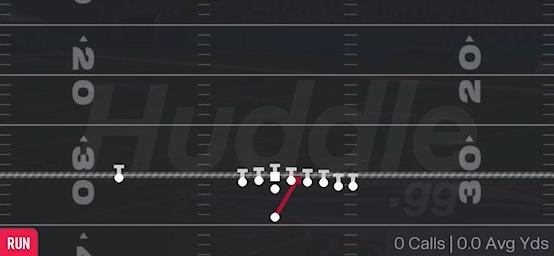 24 ZONE OPEN - Singleback Wing Pair