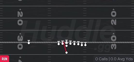 HB INSIDE ZONE - Singleback Wing Pair