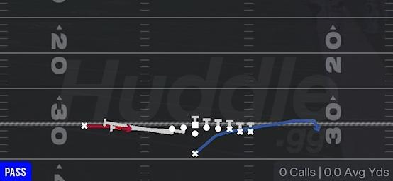 PA WR SCREEN - Singleback Wing Pair