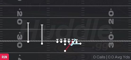 H ZONE STR - Singleback Wing Slot