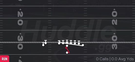 HB BELLY WEAK - Singleback Wing Stack
