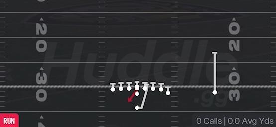 FAKE HB ZONE QB BOOT LT - Singleback Wing Tight Z