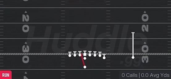 INSIDE ZONE - Singleback Wing Tight Z