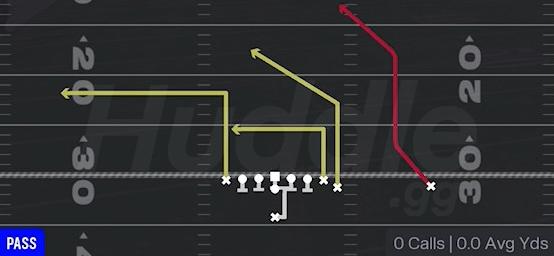PA MIDDLE - Singleback Wing Tight Z