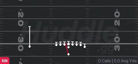HB INSIDE ZONE - Singleback Wing Tight