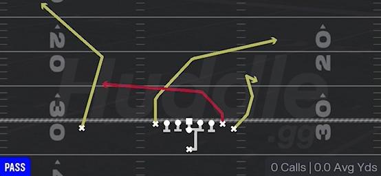 PA TE CROSS - Singleback Wing Tight