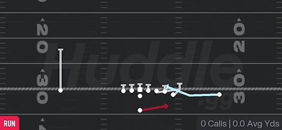 HB TOSS CRACK - Singleback Wing