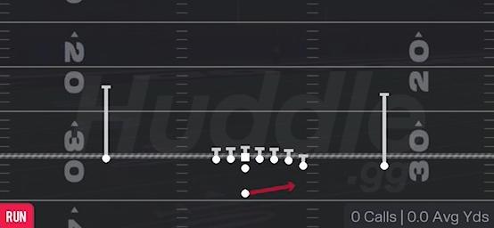 HB ZONE TOSS - Singleback Wing
