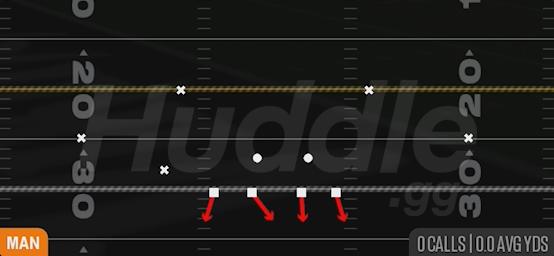 1 DOUBLE TE - Nickel 3-3 Over