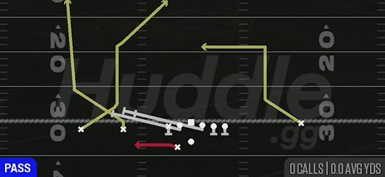 HB SLIP SCREEN - Gun Tackle Over Trips