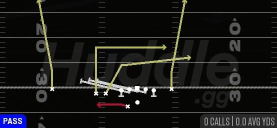 HB SLIP SCREEN - Gun Trips TE Flex Close Wk