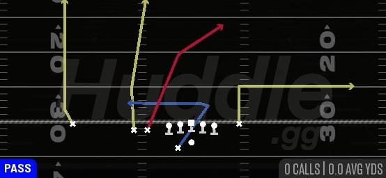 VERTICALS - Gun Trips TE Flex Close Wk