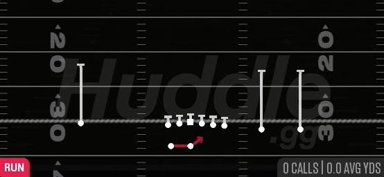 HB OFF TACKLE - Gun Y Trips Wk