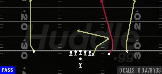 VERTICAL TE CROSS - Pistol Y Off Trips