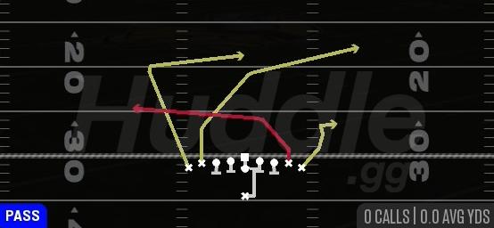 PA TE CROSS - Singleback Ace Dbl Wing
