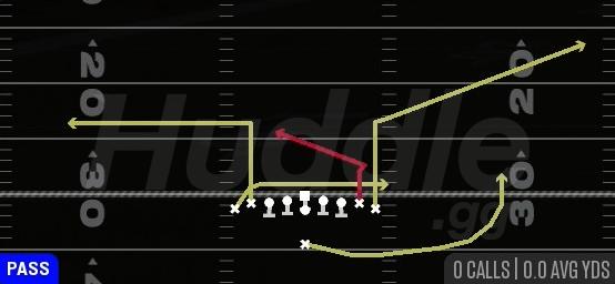 TE SHAKE - Singleback Ace Double Wing