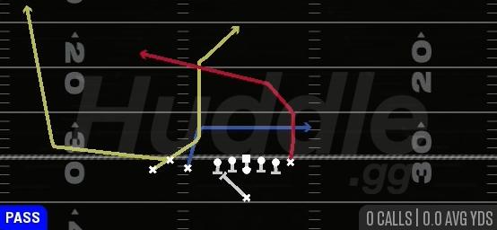 PA DRAW SHOT - Singleback Bunch TE