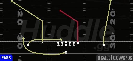 TE POST - Singleback Doubles Flex