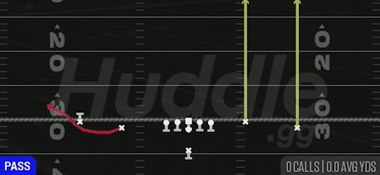 BUBBLE SCREEN - Singleback Doubles Y Open