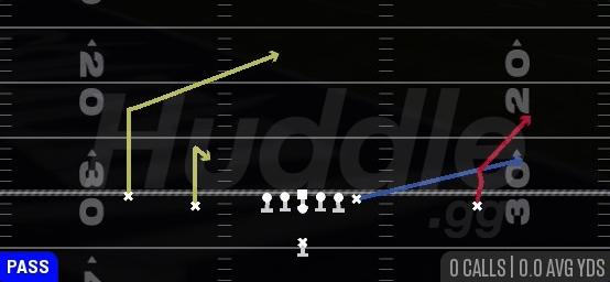 GOAL LINE FADE - Singleback Doubles